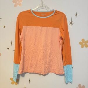 Colorblock Long Sleeve Top